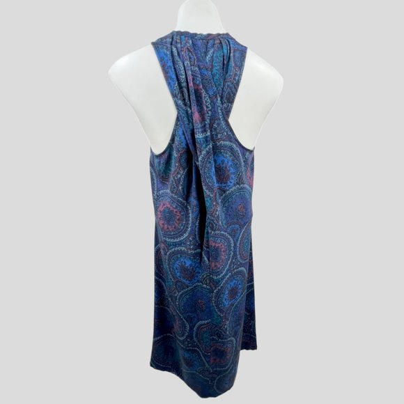 Designer Marc Jacobs Medallion Paisley Print Sleeveless Silk Midi Dress Size XS - Picture 4 of 7